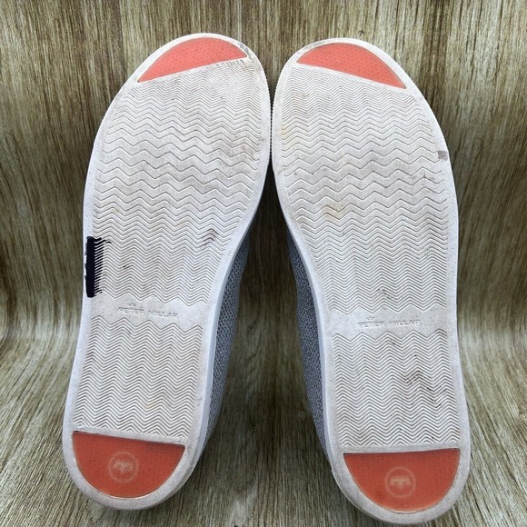 Peter Millar Hyperlight Drift Men's Size 12 Reflective Sneakers Gray Casual Rare - Picture 8 of 9
